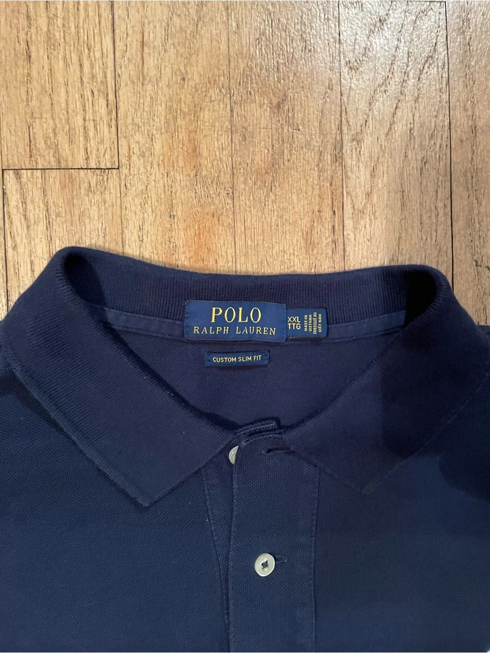Polo by Ralph Lauren Navy Polo with White Big Pony